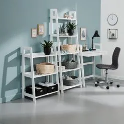 JYSK Internal Bokhylla HERNING 5 Hyllor Vit -Sovrum affär 100388