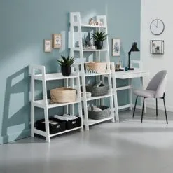 JYSK Internal Bokhylla HERNING 5 Hyllor Vit -Sovrum affär 100390