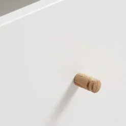 Byrå IDOMLUND 5 Lådor Smal Vit/ek -Sovrum affär 114565 1