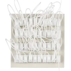 Glid På Snöre FLEXI 40 St/pk Vit