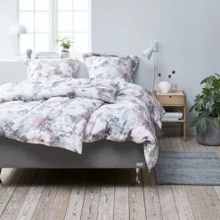 Høie Påslakanset ASTRID Satin 150x210 Rosa -Sovrum affär 119839