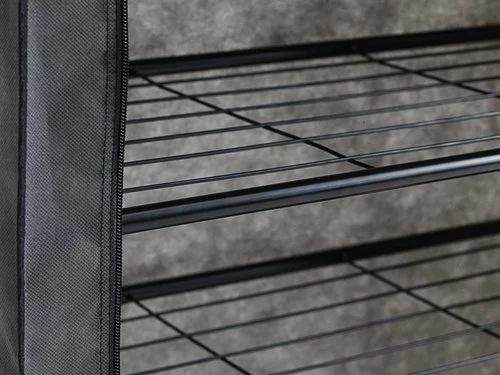 Skoskåp DAMHUS 4 Hyllor Mörkgrå 5 Skoskåp DAMHUS 4 Hyllor Mörkgrå - Bild 3