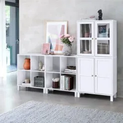 JYSK Internal Skåp SKALS 2 Dörrar Vit -Sovrum affär 147089