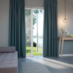 JYSK Internal Gardin YMSEN 1x140x300 Blå -Sovrum affär 160414