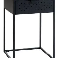 Sängbord VIRUM 1 Låda Svart