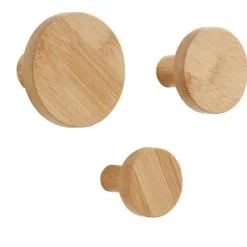 JYSK Internal Knopp VANDSTED 3 St/pk Bambu