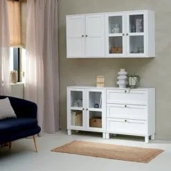 JYSK Internal Skåp SKALS 2 Dörrar Vit -Sovrum affär 166064