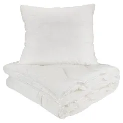 JYSK Täcke-/kuddset SGL KVITEGGA