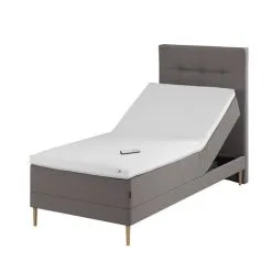 DREAMZONE Ställbar Säng 90x200 GOLD E50 Grå-21 -Sovrum affär 176245