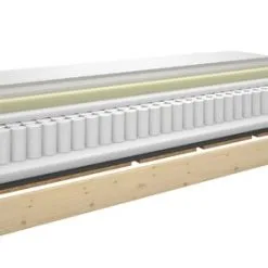 DREAMZONE Ställbar Säng 90x200 GOLD E50 Grå-21 -Sovrum affär 176254