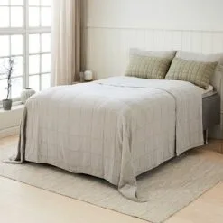 Sängöverkast VALMUE 240x260 Beige -Sovrum affär 179483