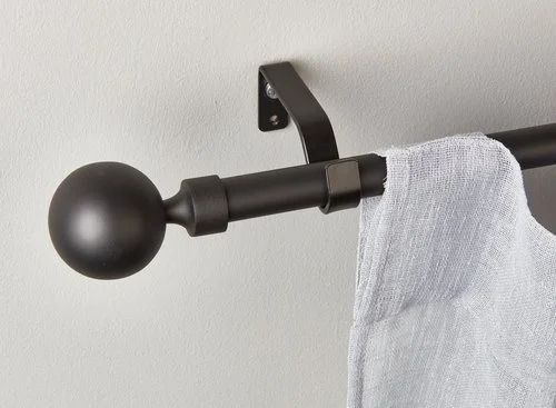 Gardinstång STOCKHOLM 19mm 160-300 Svart 4 Gardinstång STOCKHOLM 19mm 160-300 Svart - Bild 2