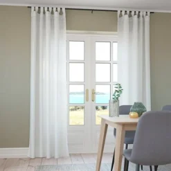 JYSK Internal Gardin ORUST 1x140x300 Vit -Sovrum affär 185287