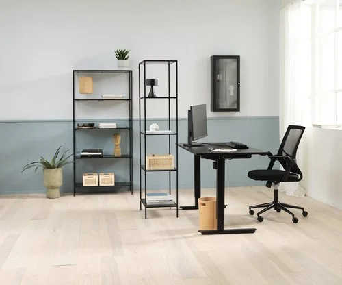 Hyllenhet HORBELEV 5 Hyllor Bred Svart 5 Hyllenhet HORBELEV 5 Hyllor Bred Svart - Bild 3