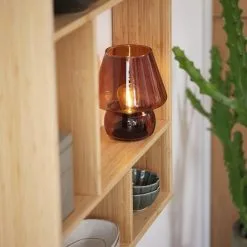 JYSK Internal Vägghylla SALTRUP 6 Hyllor Bambu -Sovrum affär 189092