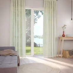 Gardin SKASEN 1x140x300 Blad Dimgrön -Sovrum affär 193587