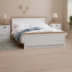 JYSK Internal Sängbord MARKSKEL 1 Låda Vit/ek 11 JYSK Internal Sängbord MARKSKEL 1 Låda Vit/ek -Sovrum affär 198261