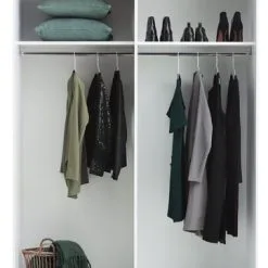 Garderob TARP 151x201 Vit Högglans -Sovrum affär 213701