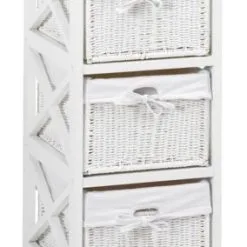 JYSK Internal Byrå OURE 3 Korgar Vit