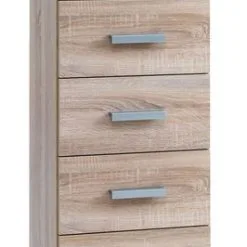 Byrå TAPDRUP 5 Lådor Smal Ek