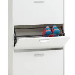 JYSK Internal Skoskåp BAGENKOP 3 Fack Vit -Sovrum affär 60933