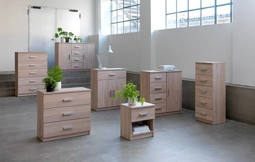 JYSK Internal Byrå TAPDRUP 5 Lådor Bred Ek 4 JYSK Internal Byrå TAPDRUP 5 Lådor Bred Ek - Bild 2