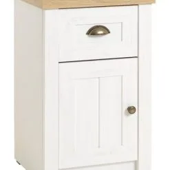 JYSK Internal Sängbord MARKSKEL 1 Låda Vit/ek