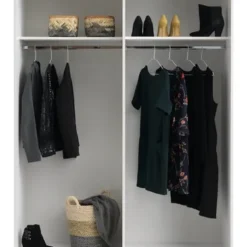 Garderob TARP 151x201 Betong/vit -Sovrum affär 98899